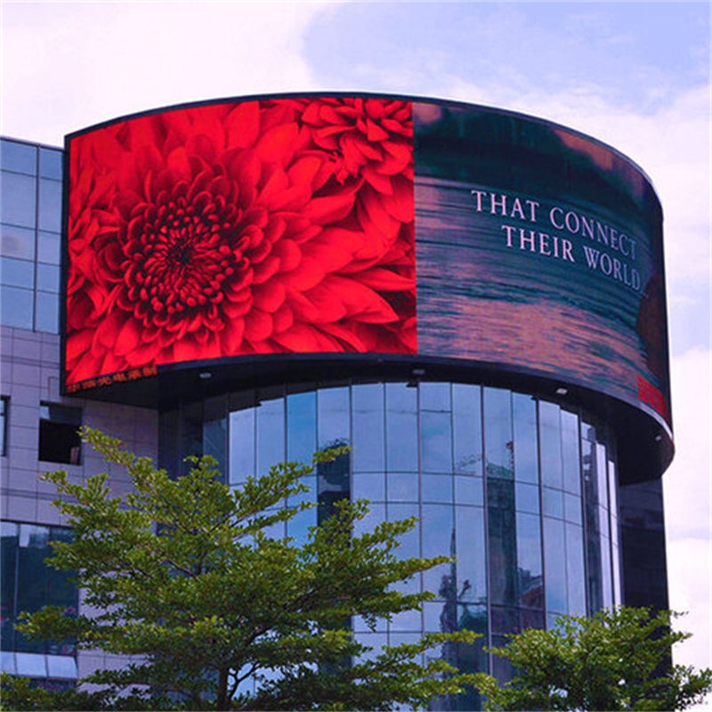 Curved LED display screen